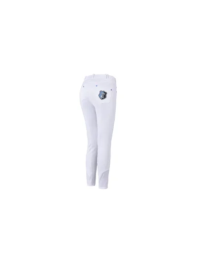 Pantalons avec grip aux genoux blanc pour femme modèle Kessi - Kingsland - imagen 2