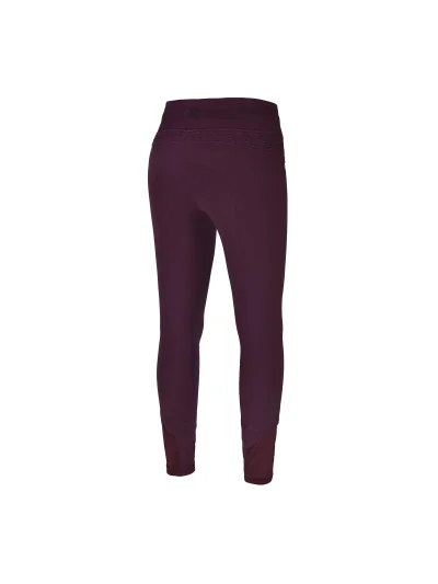 Pantalons pull-on bordeaux avec ceinture large et élastique et grip silicone aux genoux modèle Katja - Kingsland - imagen 2