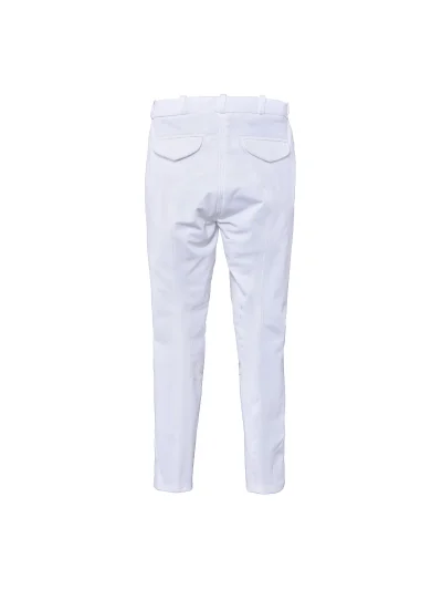 Pantalones de competición blancos (grip rodilla) junior unisex - Ken - Kingsland Classic - imagen 2