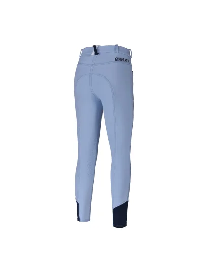 Pantalons bleu clair avec imprimé monogram (grip aux genoux) pour fille Kaila - Kingsland - imagen 2
