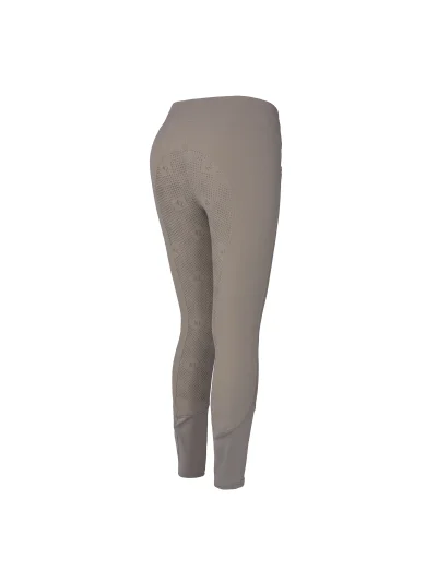 Pantalons pull-on beige avec ceinture large et élastique et grip silicone à fond intégral modèle Katja - Kingsland Classic - imagen 2