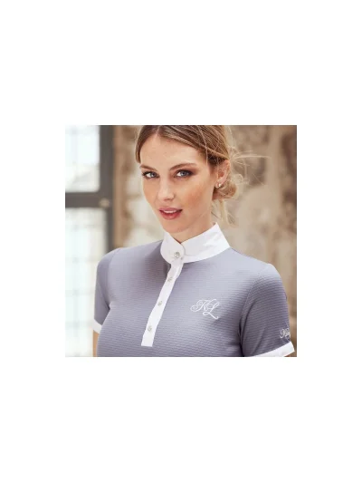 Polo de compétition pour femme modèle Latta bleu grisâtre - Kingsland - imagen 3