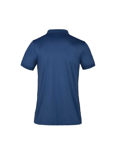Polo à manches courtes en piqué technique bleu pour homme KLugo - Kingsland - imagen 2