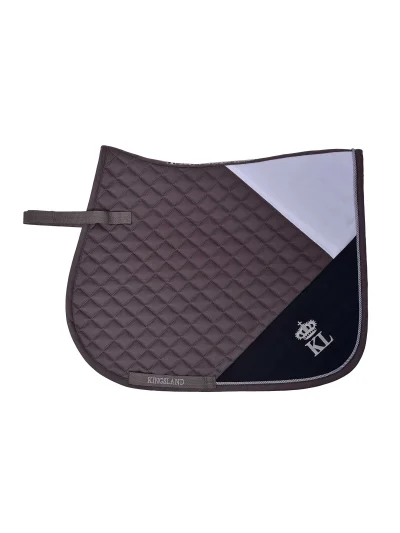 Tapis de saut marron doublé Coolmax à bordure cordon KLilham - Kingsland