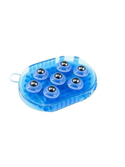 Gant de nettoyage et de massage bleu - Premiere