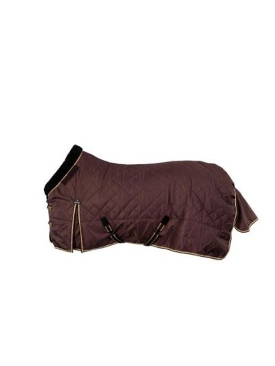 Manta de cuadra color burdeos para caballo (1200D-250g) BR