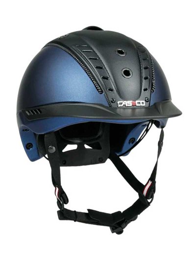 Casque d'équitation bleu foncé et noir - Mistrall 2 Edition - Casque
