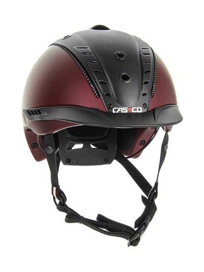 Casco para montar a caballo burdeos y negro - Mistrall 2 Edition - CASCO