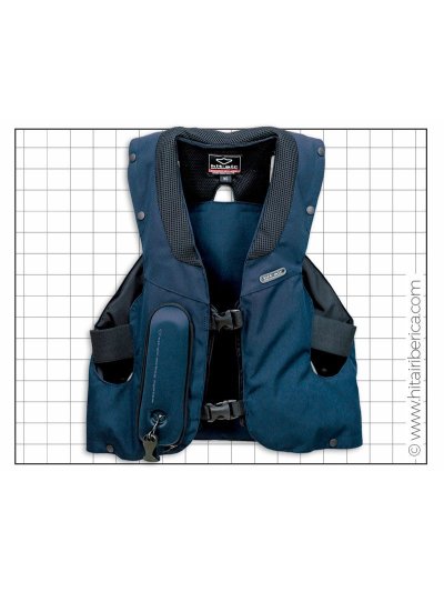 Chaleco air bag de protección azul marino - MLV2H - HIT AIR