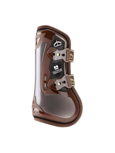 Brown front tendon jumping boots Olympus Absolute - Veredus