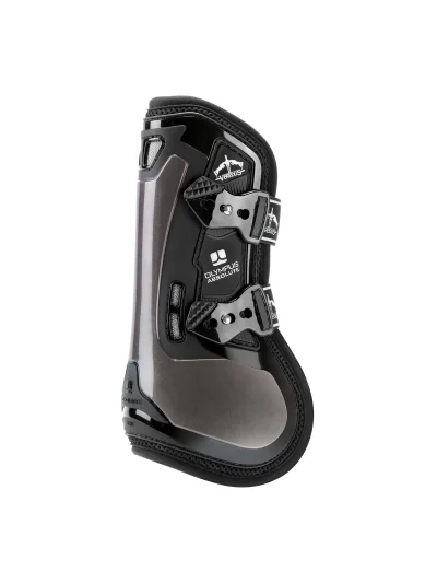 Black front tendon jumping boots Olympus Absolute - Veredus