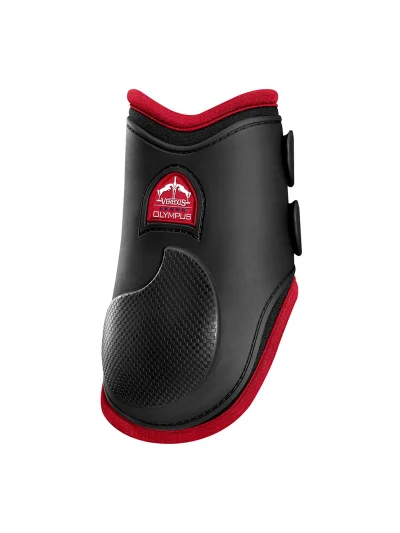 Protectores traseros negros y rojo de salto Olympus - Veredus