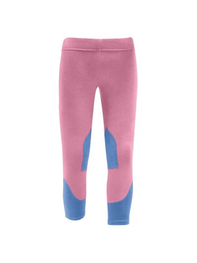Pantalones rosas y azules de algodón con refuerzo de rodilla para niño - ELT