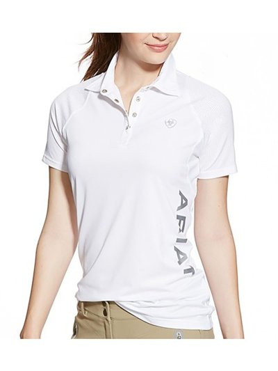 Polo blanc pour femme modèle cambria - Ariat