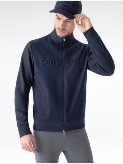 Chaqueta azul marino sin capucha técnica para hombre - Egar - Equiline