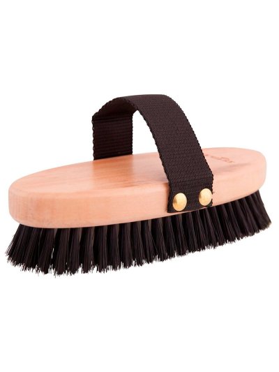 Brosse moyen noir et blanc de poils doux pour le corps (mesure 10x20x20 cm) - Premiere