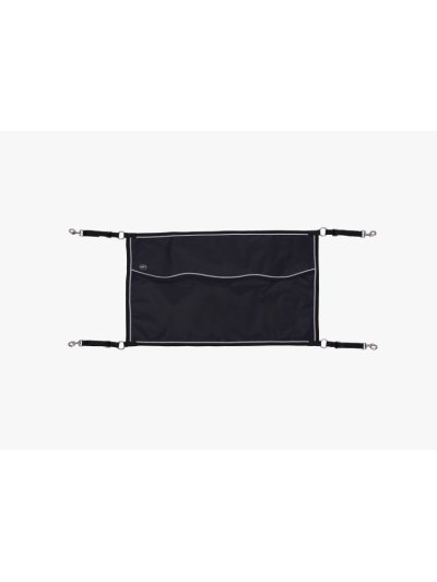 Puerta para box negra con los bordes grises de 60 x 95cm - QHP