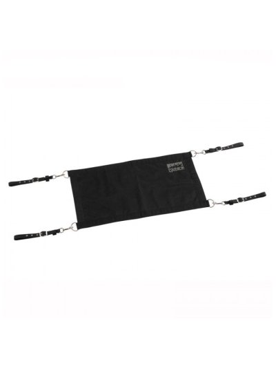 Puerta para box negra con logo bordado - Eskadron