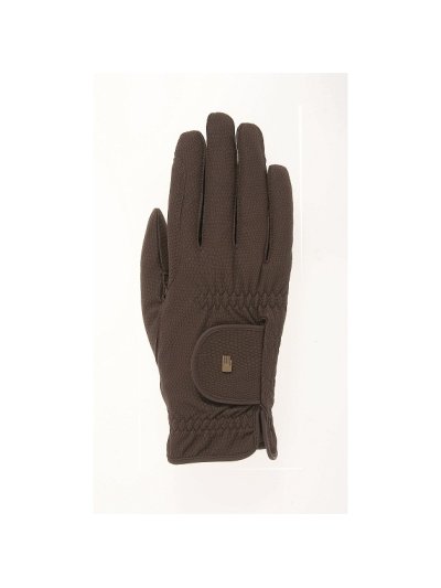 Guantes marrones con grip para montar a caballo de invierno - Roeck Grip Winter - Roeckl