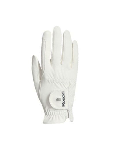 Guantes de montar a caballo blancos transpirables - GRIP PRO - Roeckl