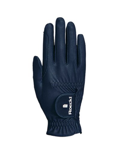 Guantes de montar a caballo azul marino transpirables - GRIP PRO - Roeckl