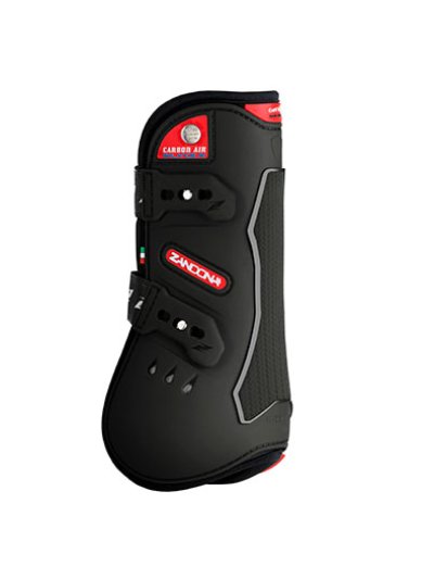 Pack de 2 protectores delanteros negros de salto modelo carbon air balance - Zandona