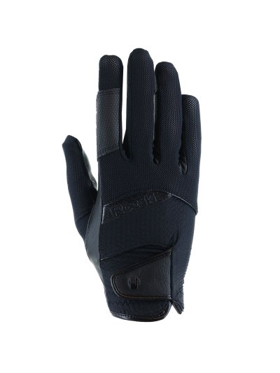 Guantes de montar a caballo negros transpirables - MILLERO - Roeckl