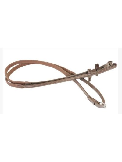 Rênes en caoutchouc 16mm en marron- Signature de Antarès