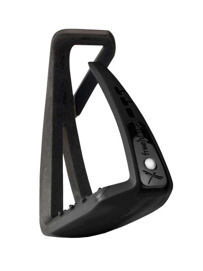 Étriers junior noirs - Soft'up lite - Freejump