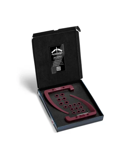 Kit de repuesto burdeos para estribos Steel1 - Veredus