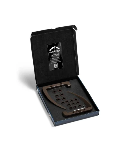Kit de repuesto negro para estribos Steel1 - Veredus