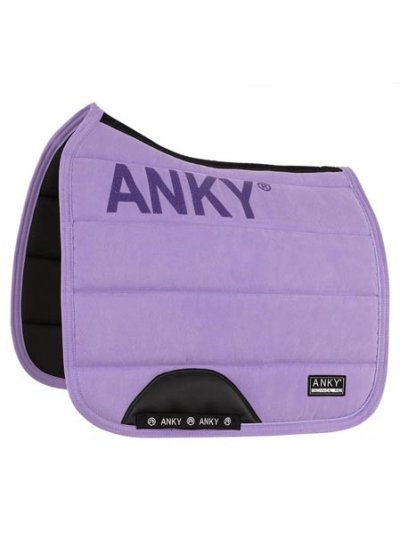 Lilac (paisley purple) dressage saddle pad - Anky