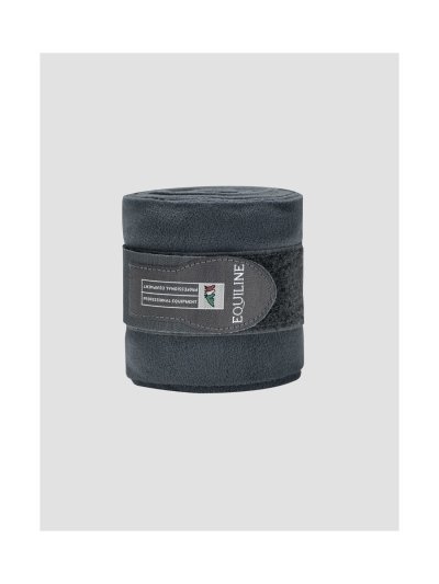 Pack de 4 vendas polares de trabajo grises para caballo - Equiline