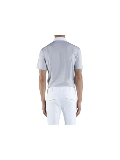 Camisa de competición de manga corta gris claro para hombre Cagliari - Vestrum - imagen 2
