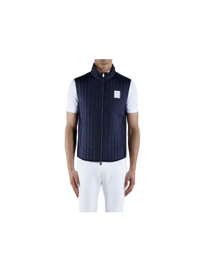 Chaleco fino acolchado azul marino para hombre Coimbra - Vestrum