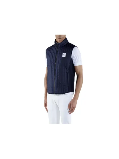 Chaleco fino acolchado azul marino para hombre Coimbra - Vestrum - imagen 2