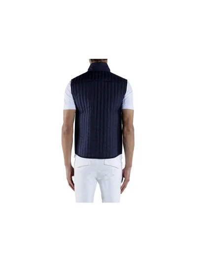 Chaleco fino acolchado azul marino para hombre Coimbra - Vestrum - imagen 3