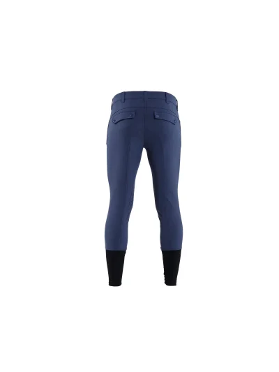 Pantalones de montar a caballo azules (grip rodilla) para hombre Sidney - Vestrum - imagen 2