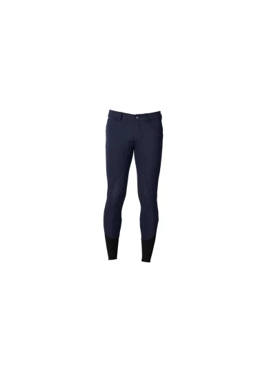 Pantalones de montar a caballo azul marino (grip culera) para hombre – Dublino - Vestrum - imagen 2