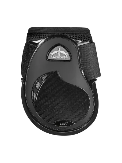 Protectores traseros negros de salto para caballos jóvenes Young Jump Vento - Veredus