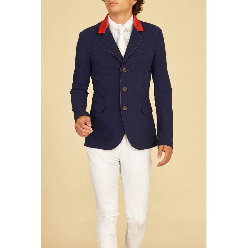 Americana Color azul marino para hombre modelo Turale de Manfredi