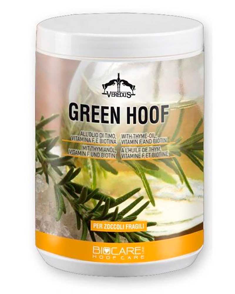 Hoof Ointment with Thyme Oil, Vitamin F &amp; Biotin – Green Hoof (1000 ml) – Veredus Biocare