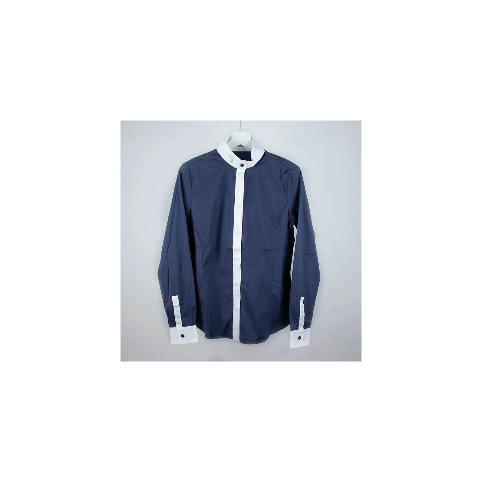 Dark blue and white long-sleeve competition shirt for women Adelaide - Vestrum