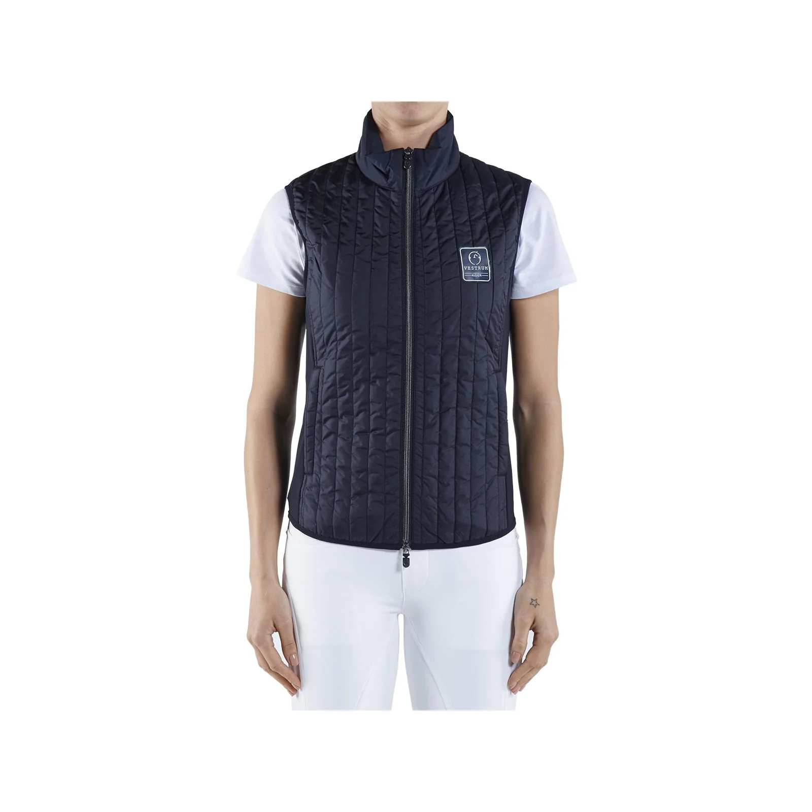 Chaleco ligero acolchado azul marino para mujer Limoges - Vestrum