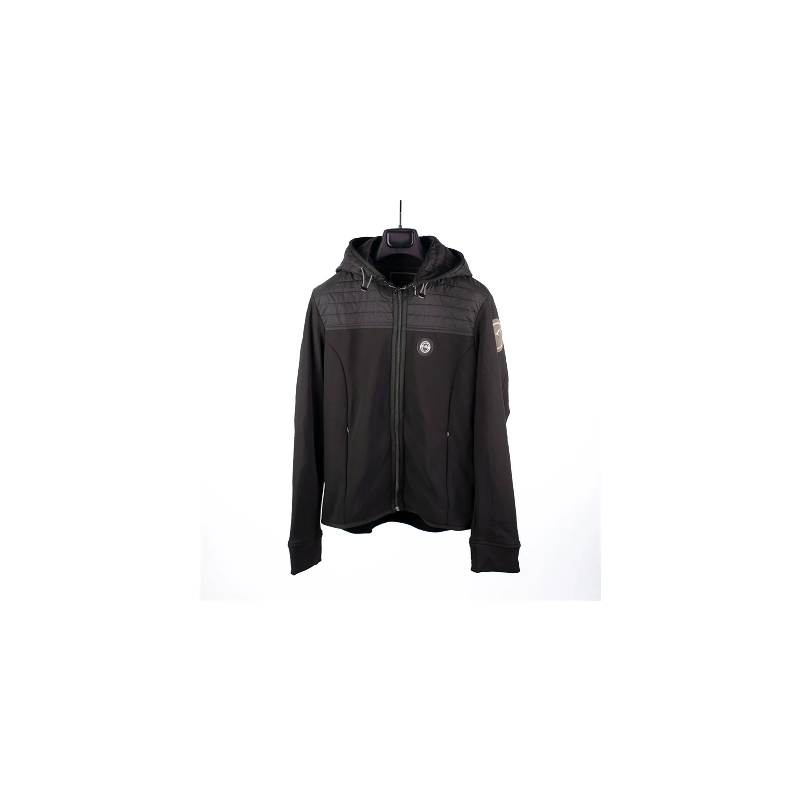 Veste d'entraînement marron à col montant et capuche pour homme Linz - Vestrum