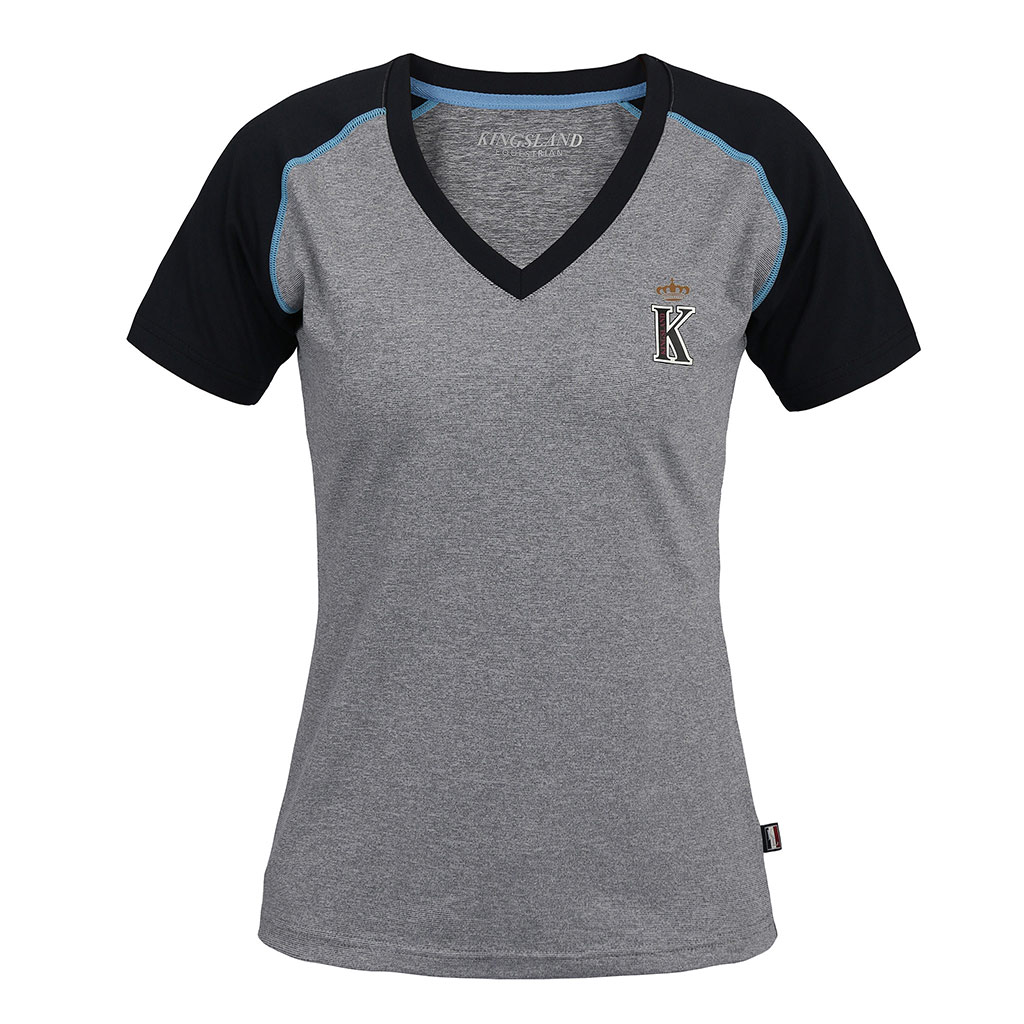 camisetas cuello v para mujer