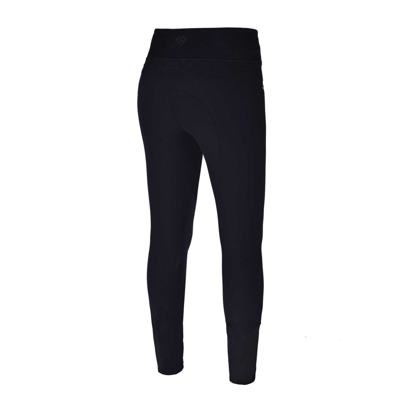 Pantalones con grip en las rodillas negro para mujer modelo Katja de Kingsland