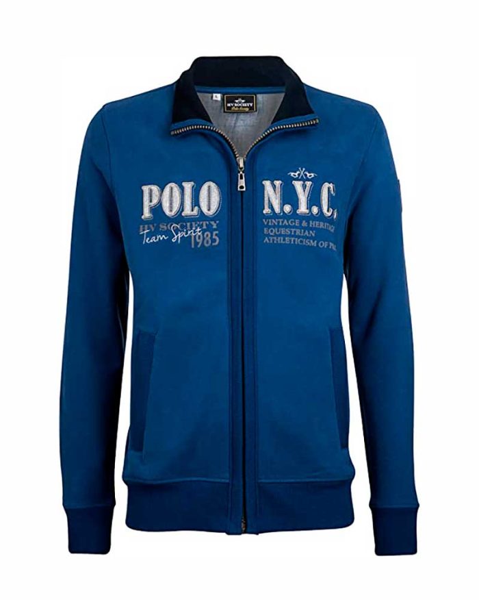 Sudadera polar azul índigo para hombre - Melville - HV Polo