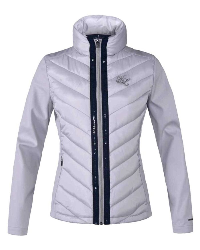 Chaqueta acolchada gris muy claro para mujer - KLdarja - Kingsland