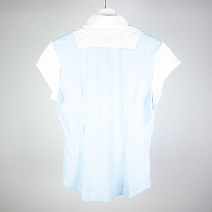 Polo/camisa azul celeste de manga corta de Cavalleria Toscana
